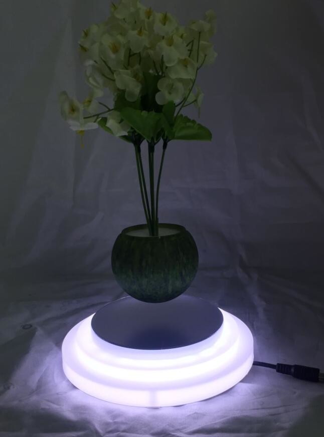 new beauty gift magnetic levitation air bonsai pot , floating plant pot display stands