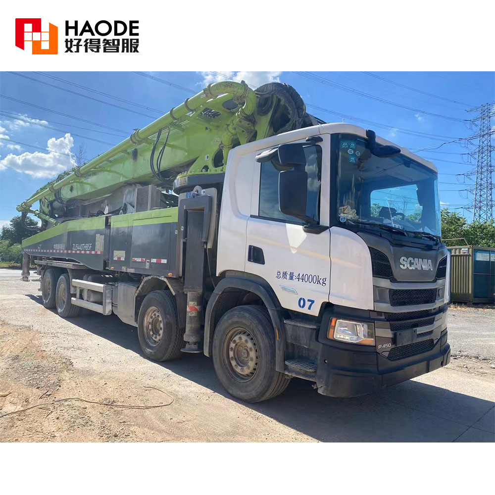 59m Zoomlion Used Concrete Pump Truck Benz Chassis Boom Pump Truck Mounted Concrete Pump