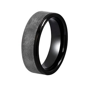 7mm Domed Centre Round Classic Mens Tantalum Wedding Band Jewelry