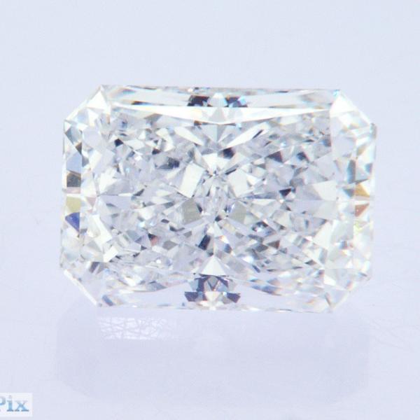 High Quality 3.39ct Radiant Cut E VVS Laboratory Grown CVD White Diamond GIA