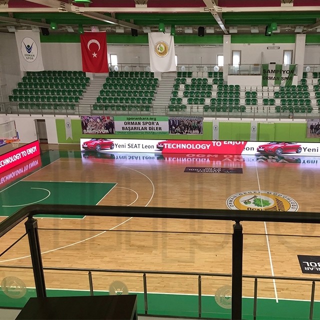 Sport Stadium Perimeter LED Display Scoreboard P6 With CE UL FCC CBcertificate，960x960mm cabinet，6500 brightness