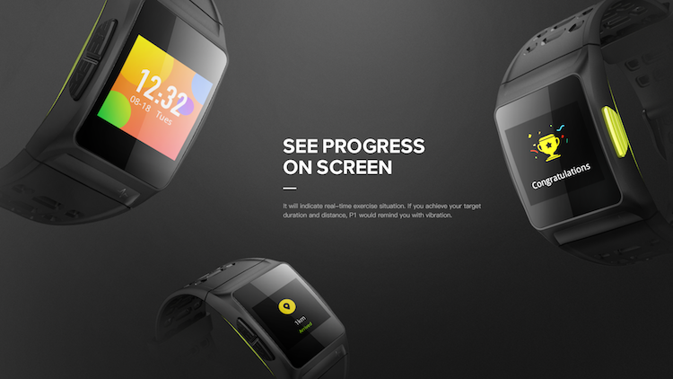 GPS Band ODM ECG Sensor Smartwatch