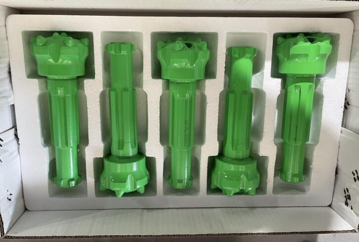 DTH Button Bits 76mm BR2 Middle Low Air Pressure DTH Hammer For Quarrying