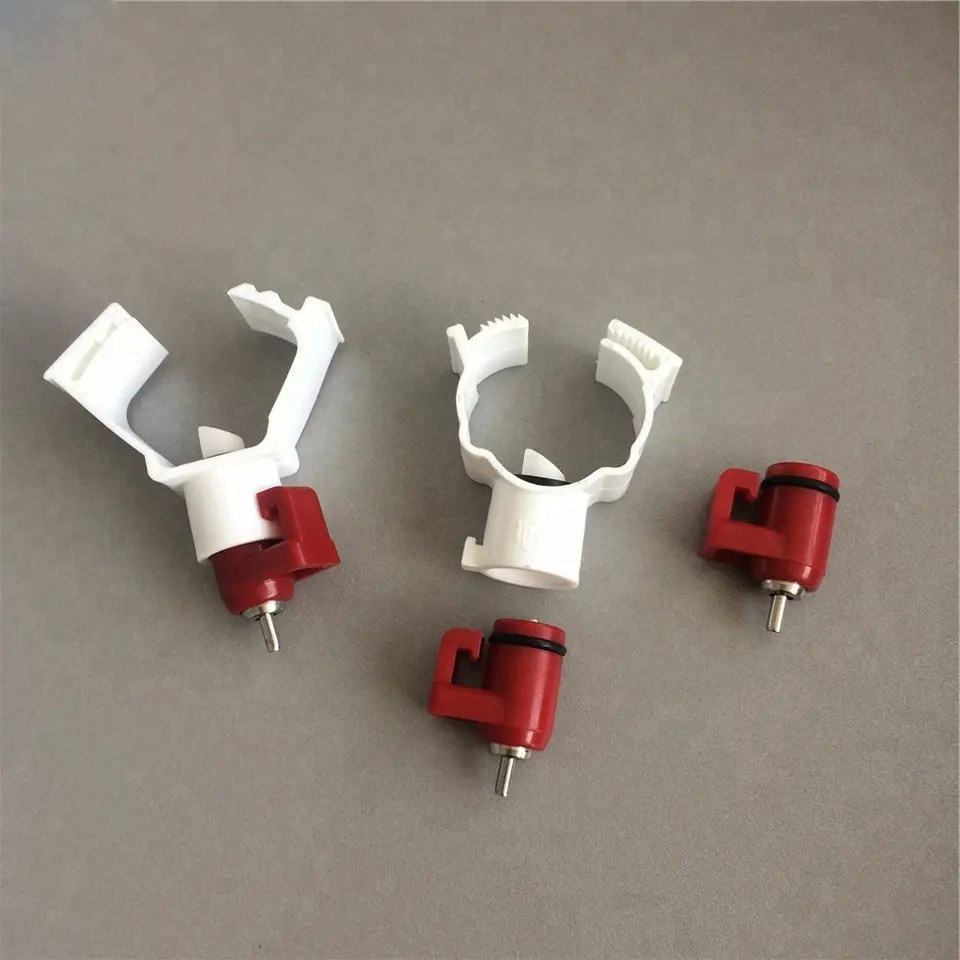 Geese ducks drinking water watering system drinkers Nipple Waterer for bird poultry breeding farming