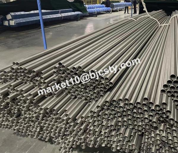 Seamless Titanium Tubes ASME SB338 Gr.2 19.05mmOD X 1.245mmWT For Heat