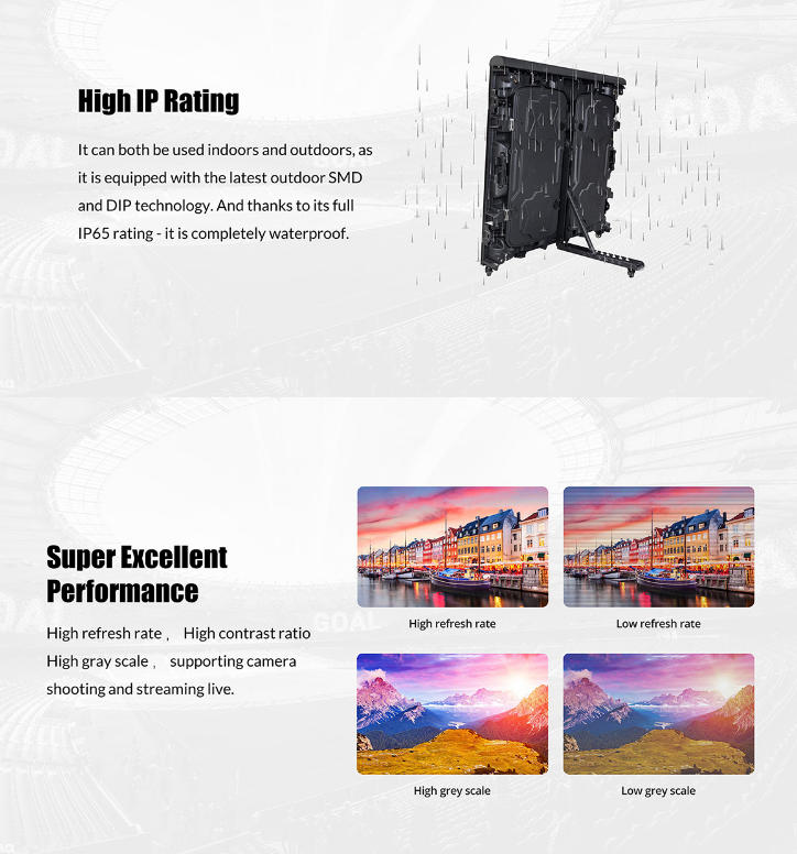 Full Color Mobile Truck LED Display 5000nits Led Digital Billboard Truck P6.67