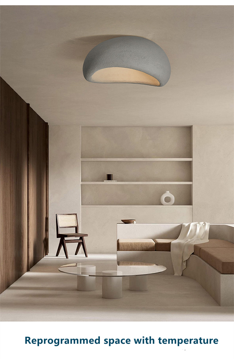 Nordic Minimalist Wabi-Sabi Wind Led Ceiling Lamps Chandelier(WH-VP-169)