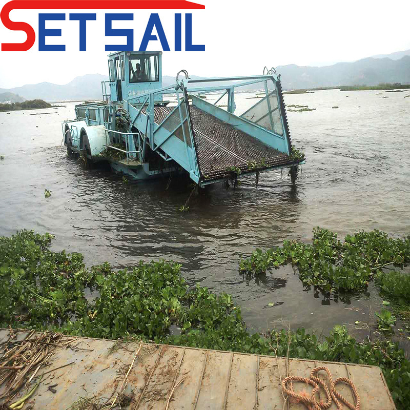 River Clean Machinery /River Hyacinth Harvester for River Weed and Floating Waste
