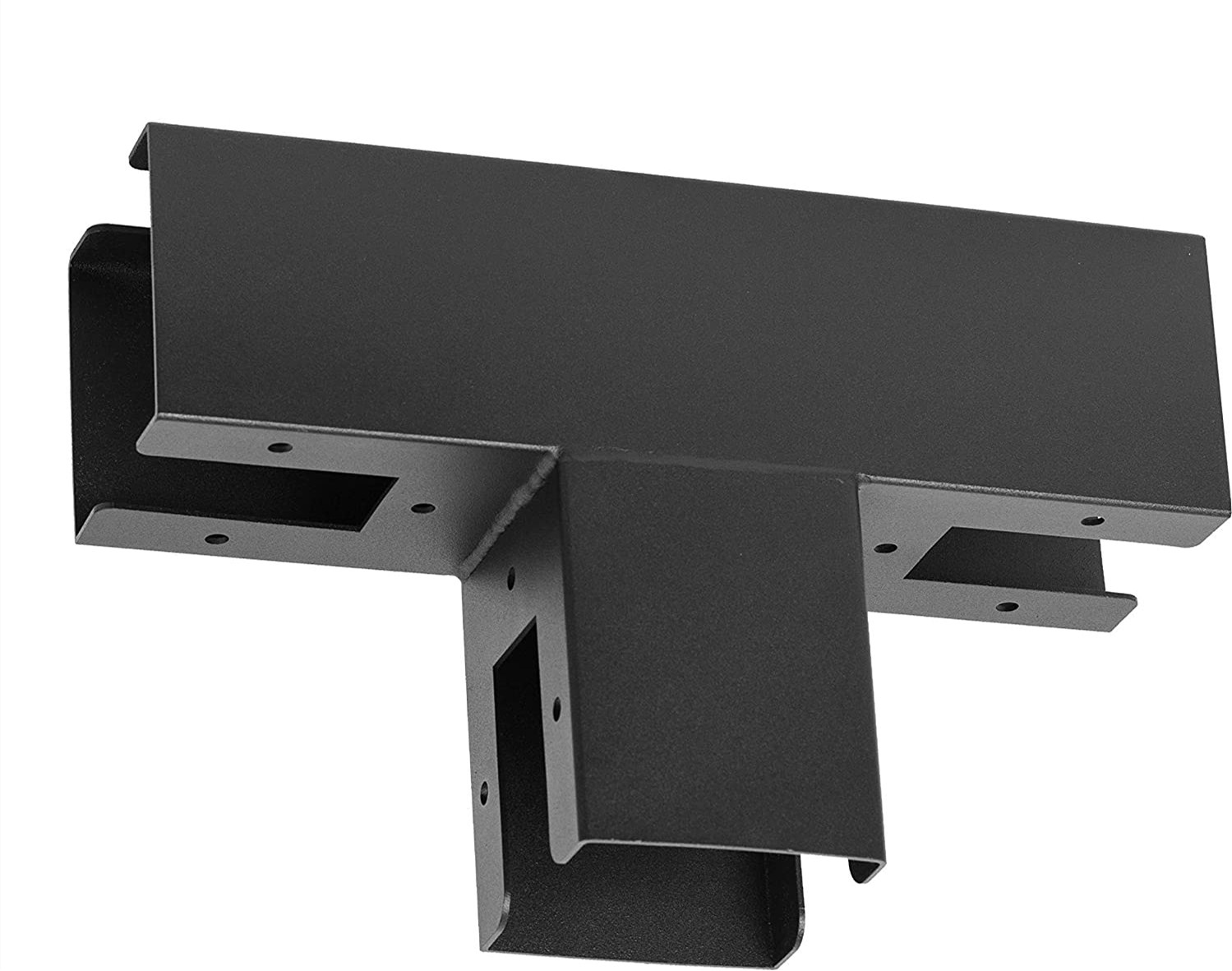 Black Single-side Bracket for 4x4 6x6 Modular Pergola DIY Corner Bracket Summerhouse