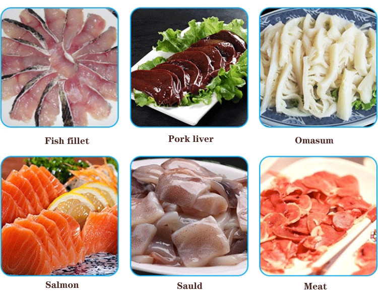 Diagonal Automatic Fish Cutting Machine Carp Salmon Slicing Fish Deboning Machine