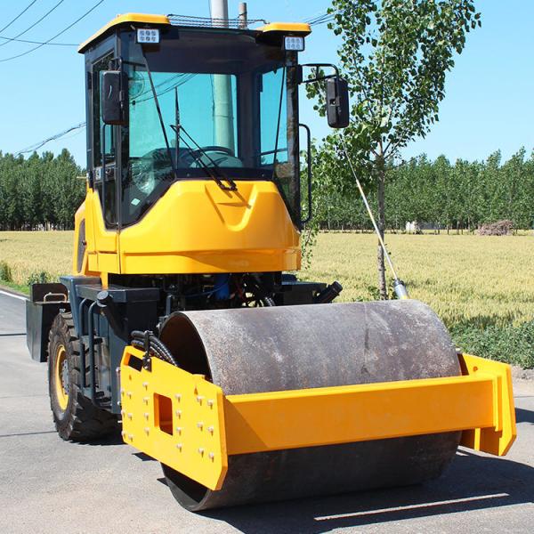 3 Ton 4 Ton Fully Hydraulic Vibratory Road Roller Single Drum and 80KN Exciting
