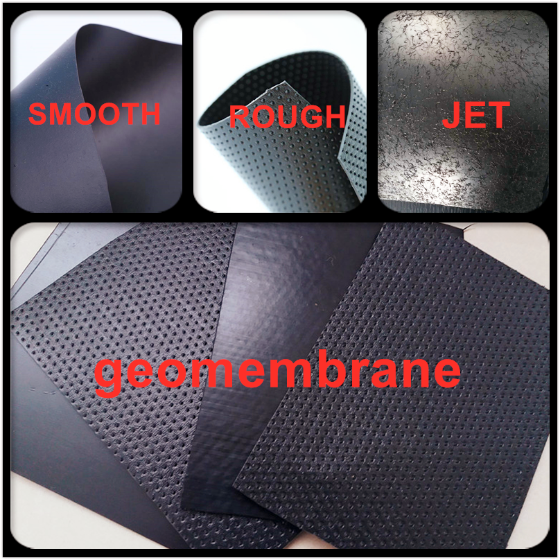 Contemporary Design HDPE Geomembrane Liner with Textured Surface 0.2mm-3mm Thickness