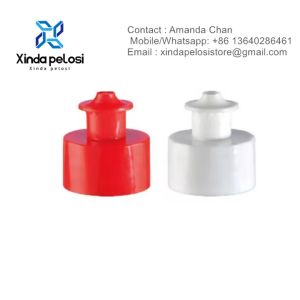 Custom Detergent Push-Pull Cap PP Screw Cap With Liner