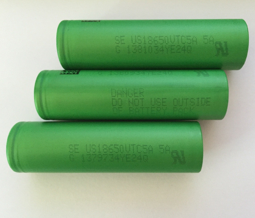 Ultra High Power Brand US18650TVC5A Li-ion Battery Cells 3.6V 2600mAh 1C for Electric Tool、E-BIKE、Interphone