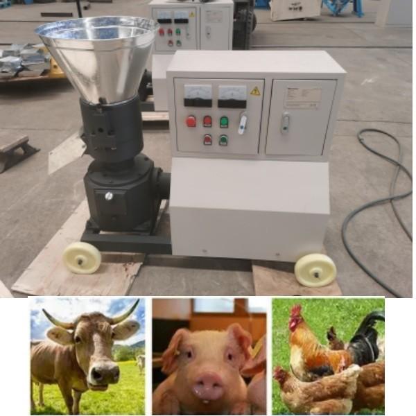 80-1000kg Capacity Diesel / Motor Driven Animal Feed Pellet Machine Feed Pellet