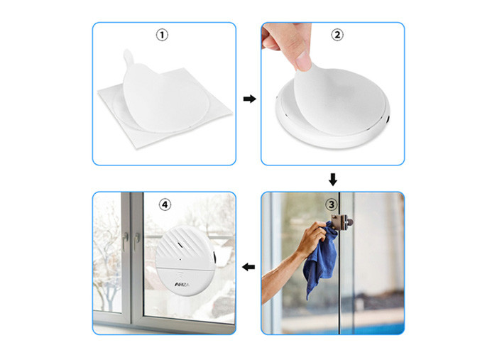 130db Wireless Vibration Security Alarm 34g No Wiring Needed