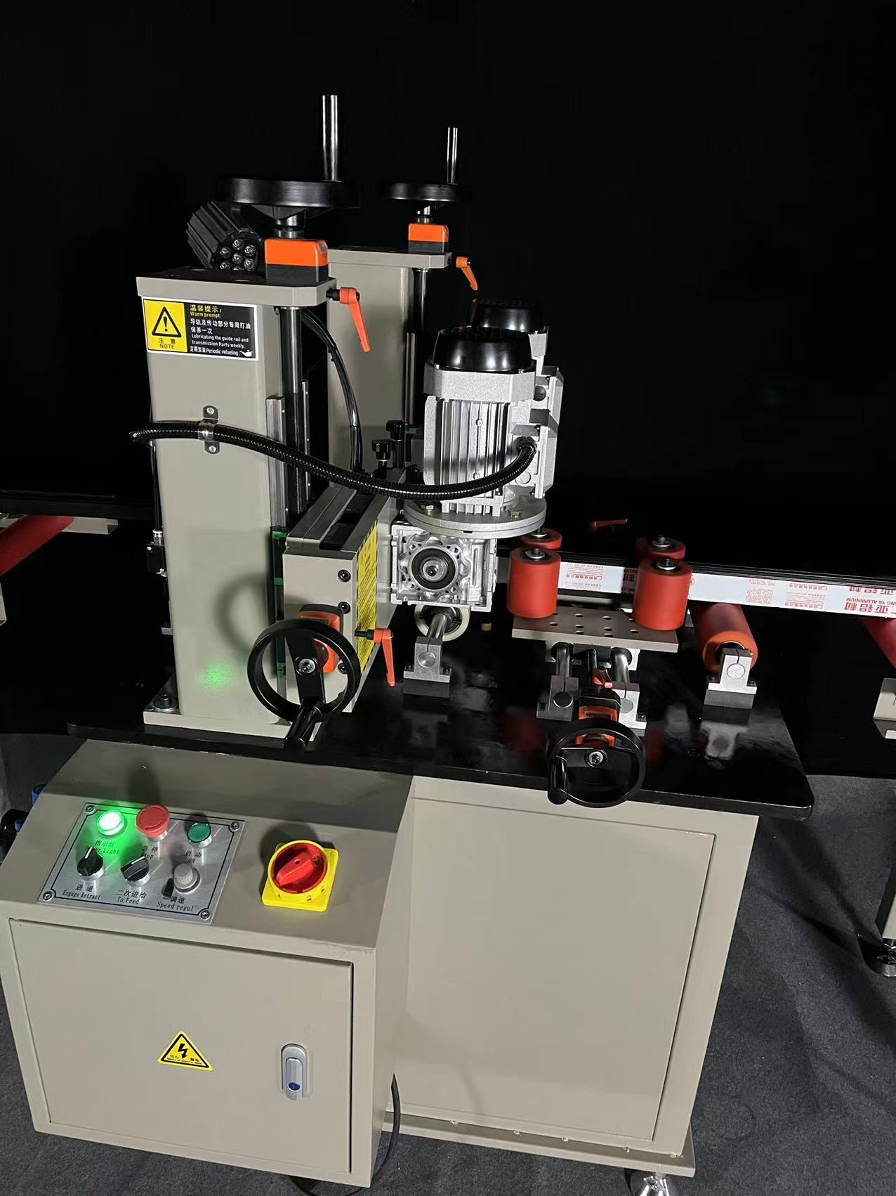 LKC01 Aluminum Window Door Machine Aluminum Profiles Tooth Threading Machine