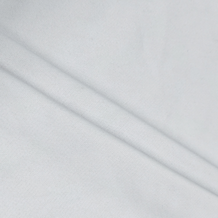Soft Hand Feel TC Polyester Fleece Fabric by Roll, Hot Sale Solid Cotton Terry Fleece Fabric for Hoodie/