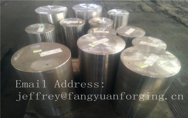 Martensitic Stainless Steel Forging Rings Forged Bar Heat Treatment Rough Turned