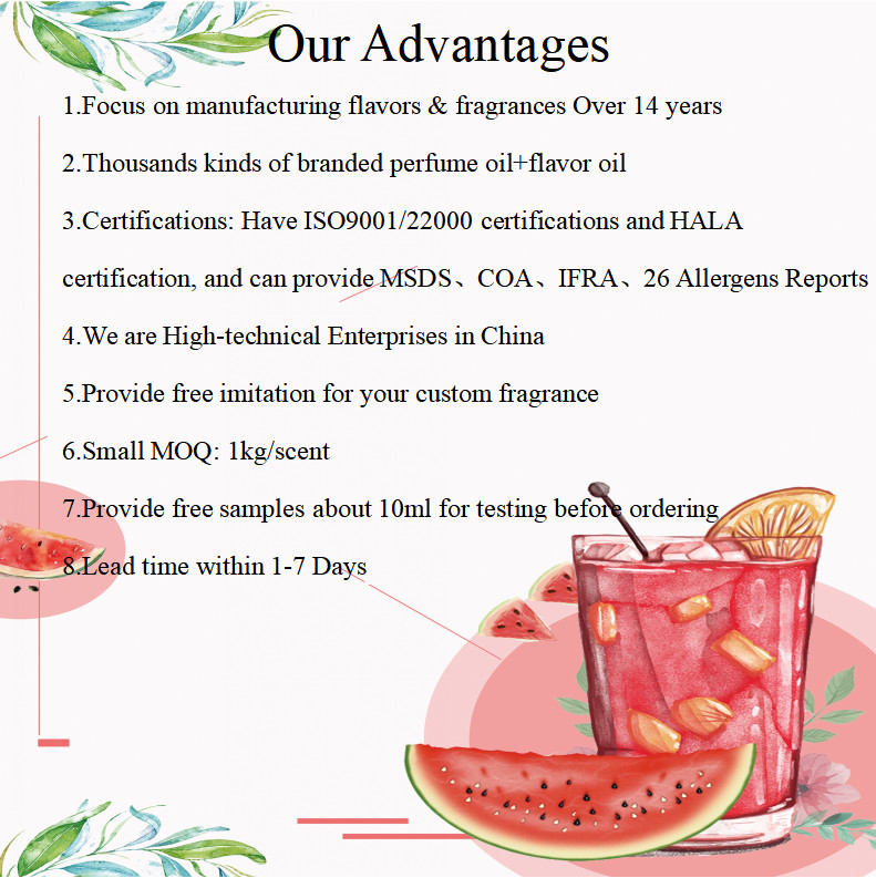 Juice & Food Flavor Oil For Kiwi Beverage Making Custom Fragrance Fragrance Oil Over 4000 Kinds