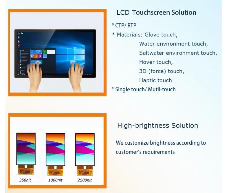 Kingpins 7 Inch LCD Display Sunlight Readable TFT Display 1200*1920 7inch 50pin LCD Screen with H Dmi Board