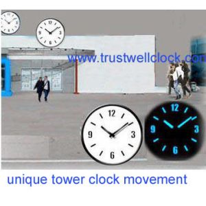 mechanism for tower clocks single side double sides three faces and four faces