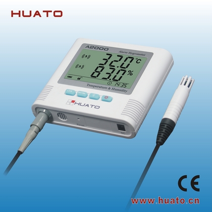 Multi Function Digital Thermometer Hygrometer With Sound / Light Alarming Function