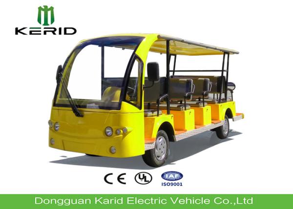 Eco Friendly 14 Seater Electric Sightseeing Bus , Battery Powered Public