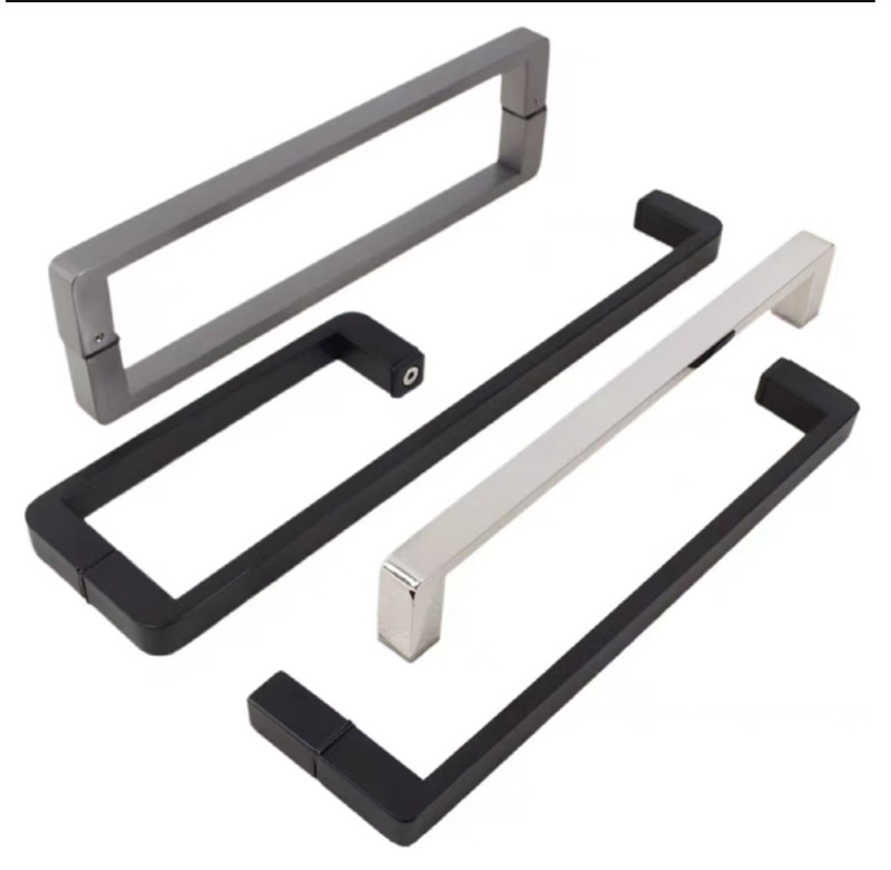 SUS304 Waterproof Shower Glass Door Handle High Security Shower Door Pull Handle