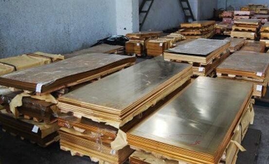 1.5mm 2mm Copper Sheet Metal H63 CuZn37 C27200 Brass Copper Sheets
