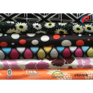 anti - microbial and UPF 50 Custom Printing Polyester Spandex Fabric for bikini