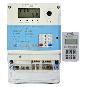 China The STE18-GS consists of a prepaid keypad meter AMI Solution Smart Prepaid Electricity Meter RF/Lora Communication on sale