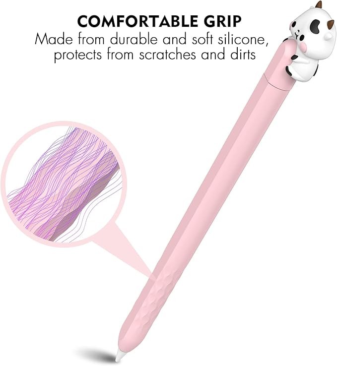 Apple Pencil Silicone Case Anti-Slip Protective Cover Sleeve Skin Accessories IpadCase