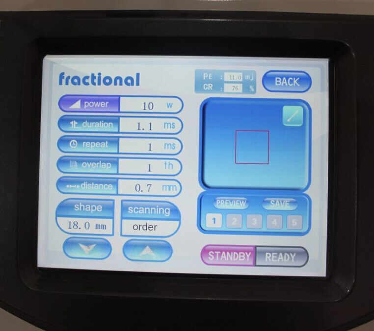 2016 hot selling RF pipe Co2 fractional laser for skin resurfacing and vagina tightening