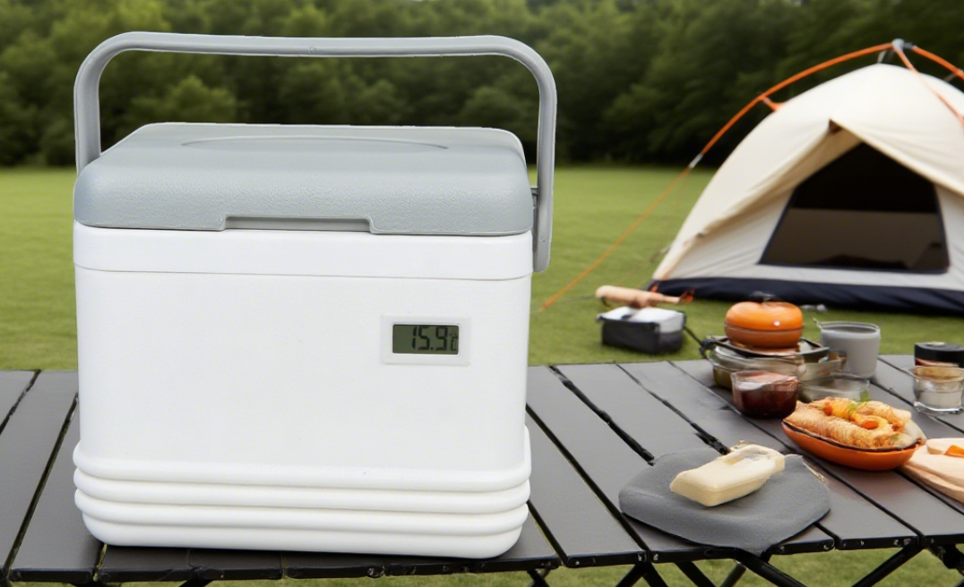 Portable Ice Cooler Box 1.6KG for Camping Picnic BBQ 12h Cold Storage