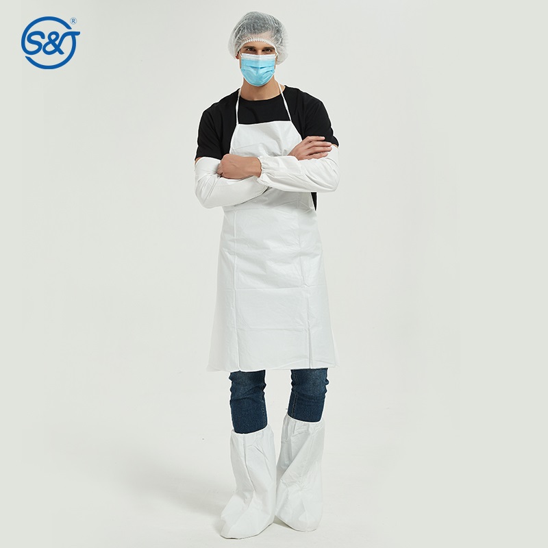 PP film coating impervious non woven apron Microprous Film apron without sleeves
