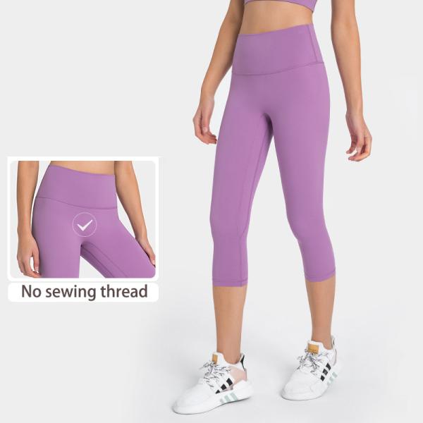 10 Colors High Waist Hip Lifting Pocket Yoga Sports Pants Nylon Nude Athletic