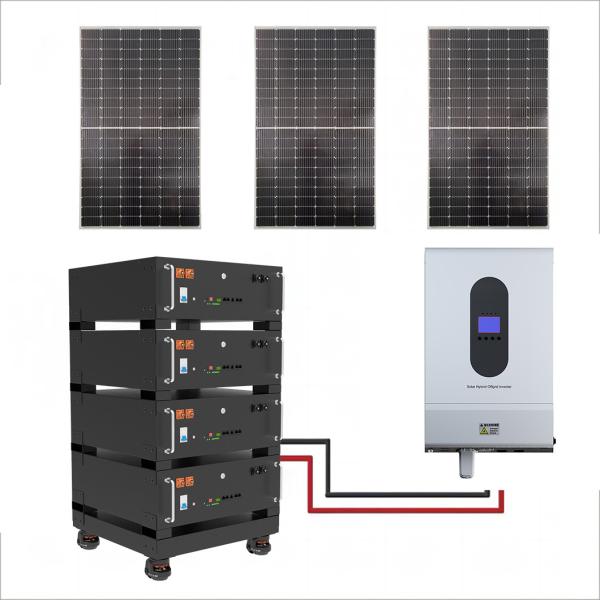 51.2V 10KWH/20KWH LFP Rack-Mounted Solar Energy Storage System Capacity 400A 48V