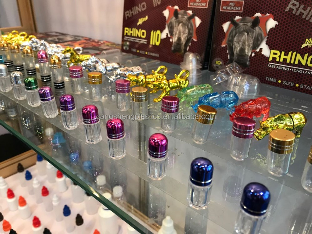 High Quality Plastic PS Mini Pill box Capsule Bottle  lots of stock