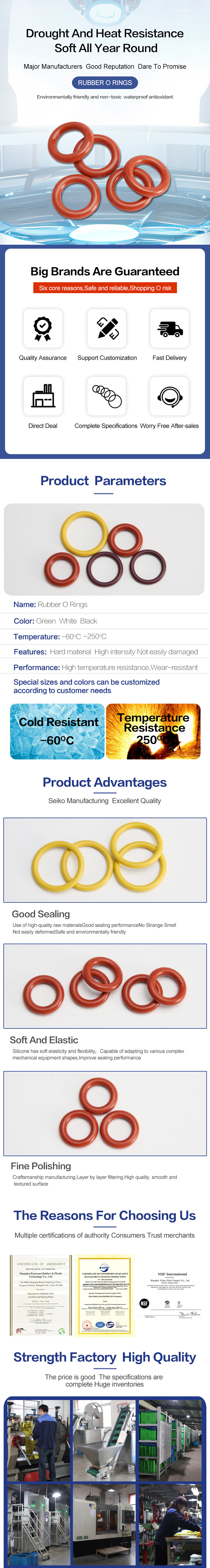 70-90 Hardness Coated O Ring With Wide Temperature Range