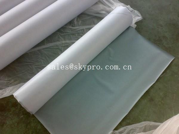 Food Grade Silicone Natural Rubber Sheet Roll Clear Sticky FDA 0.1 - 30mm