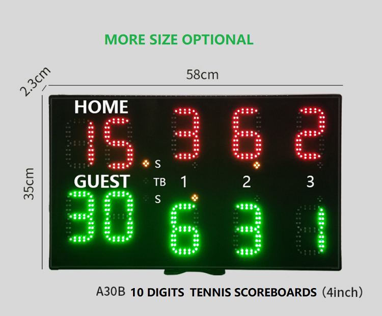 Indoor stadium sport soccer baseball led number football portable digital scoreboard for basketball with 24 second shot clock