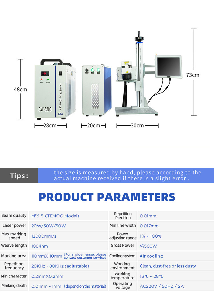 3 Watt 5 Watt 10 Watt UV Laser Marking Machine Pcb CNC Portable Fiber Laser