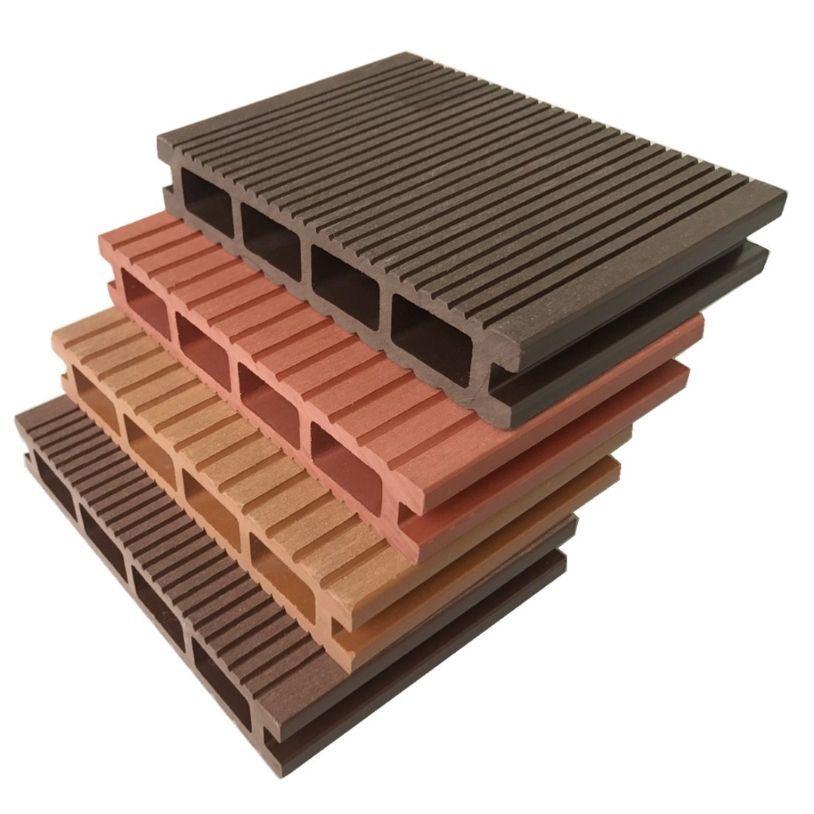 Wood Plastic Composite WPC Decking for Outdoor Flooring Decoration (NY75*25)