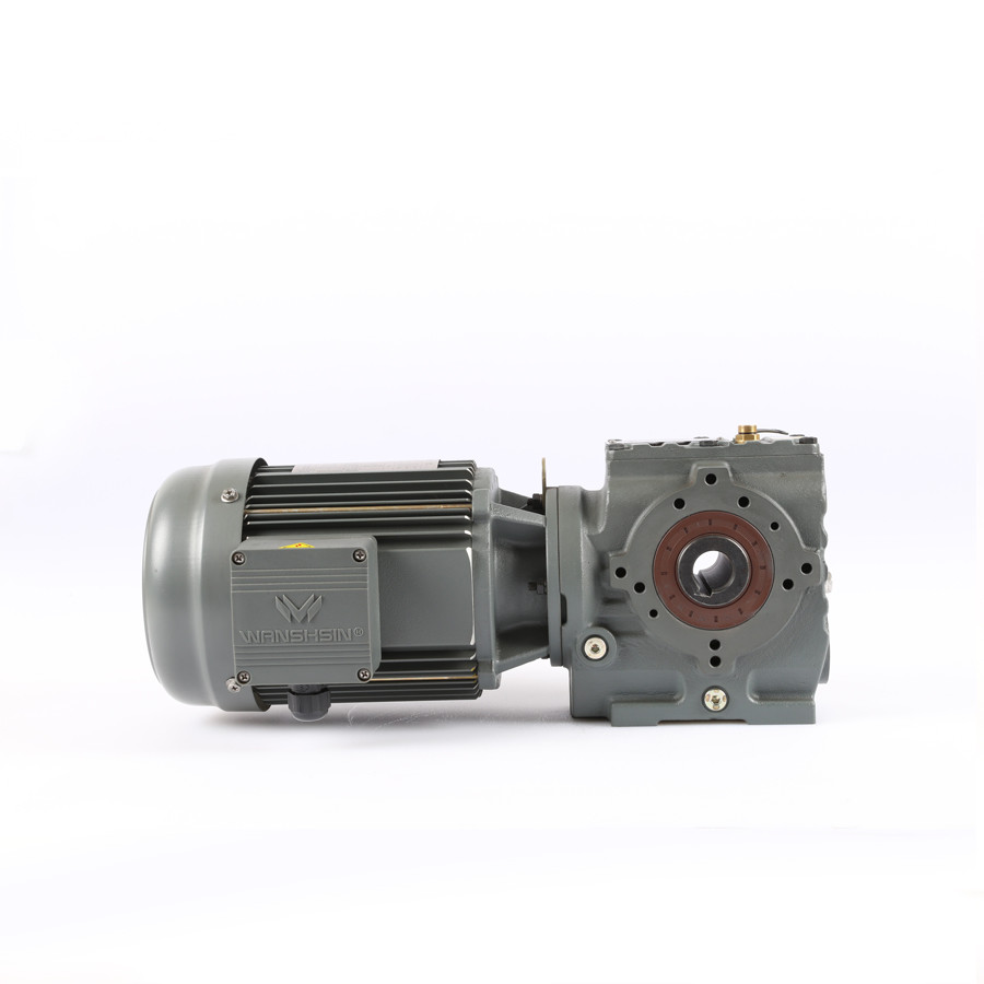 WANSHSIN Size 57 Worm Reducer Gearbox Strong Wear Resistance