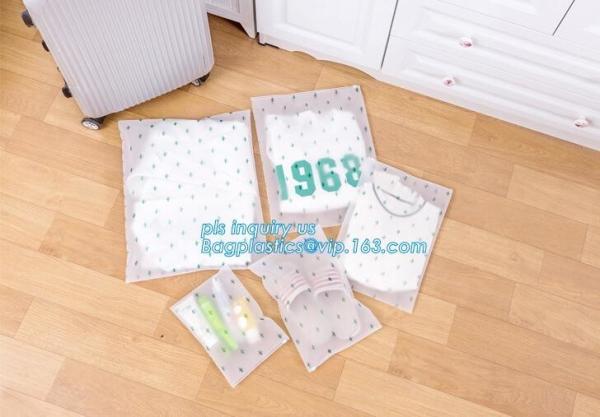 transparent PVC ziplock plastic packaging bags with slider zipper， babyuse