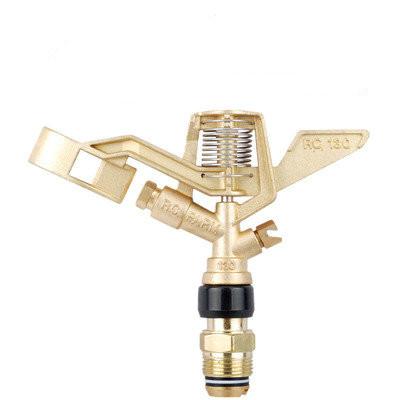 3/4 Inch 360 Gear Drive Impulse Water Sprinkler Zinc Alloy Material Painted