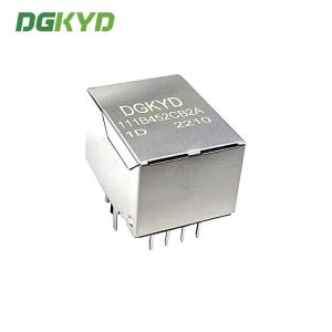 1X1 Single Port RJ45 100M Connector Ethernet Transformer 8P8C Network Socket