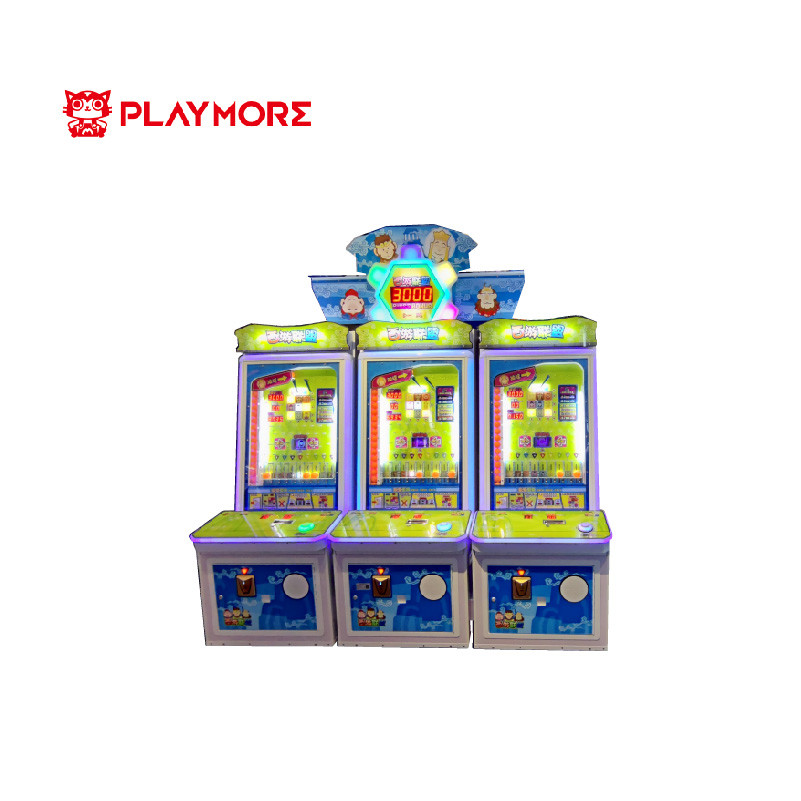 Treasure Quest Coin Operated Drop Ball Arcade Game 3 Players W980*D860*H1950MM
