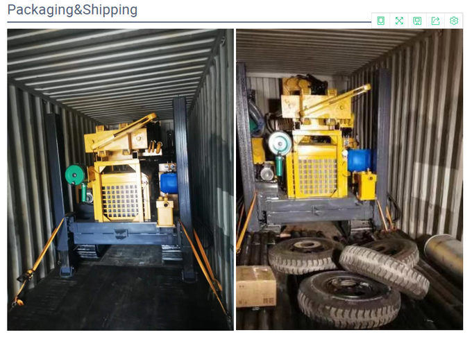 ST 200 Crawler Mounted Drill Rig With 76mm Drilling Rods For Rocky Area Drilling